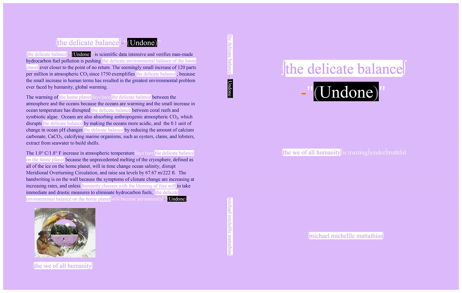the delicate balance-“(Undone)”